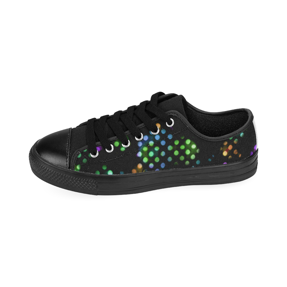 patterned canvas shoes