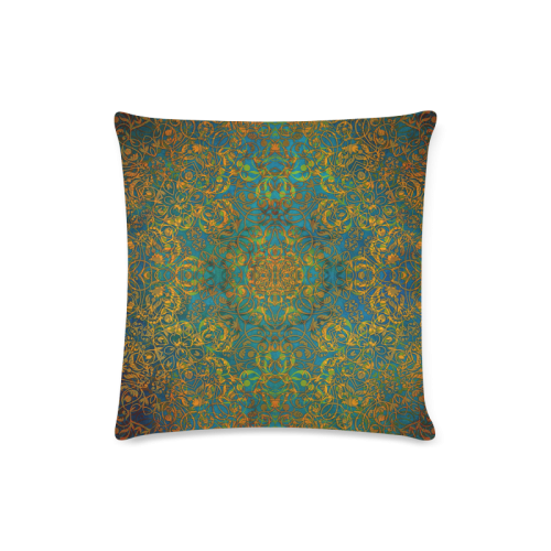 magic mandala 1 Custom Zippered Pillow Case 16"x16"(Twin Sides)