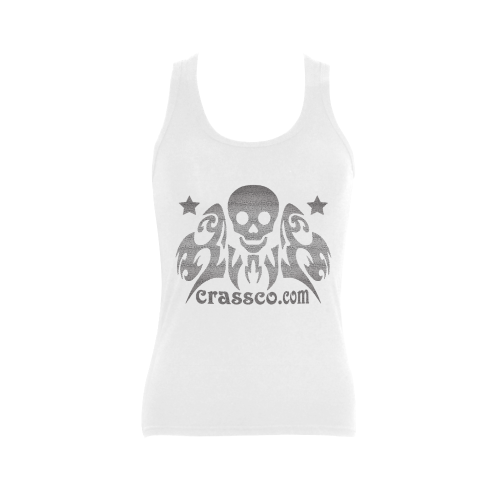 SKULL EFFEKT Women's Shoulder-Free Tank Top (Model T35)