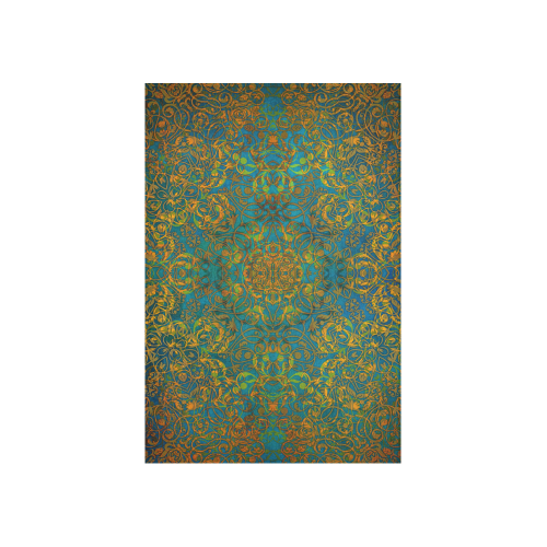 magic mandala 1 Cotton Linen Wall Tapestry 40"x 60"