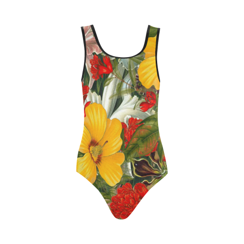 flora 1 Vest One Piece Swimsuit (Model S04)