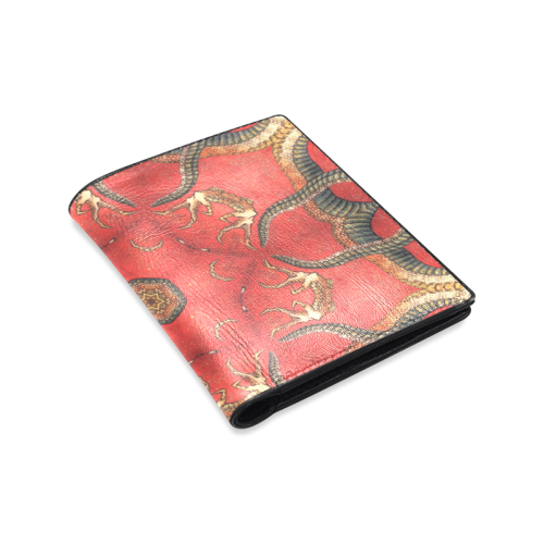 magic mandala 8 Men's Leather Wallet (Model 1612)