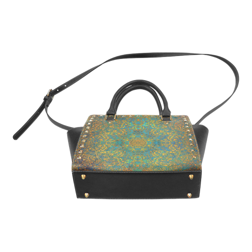 magic mandala 1 Rivet Shoulder Handbag (Model 1645)