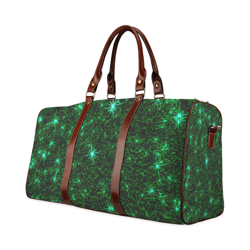 Sparkling Green - Jera Nour Waterproof Travel Bag/Large (Model 1639)