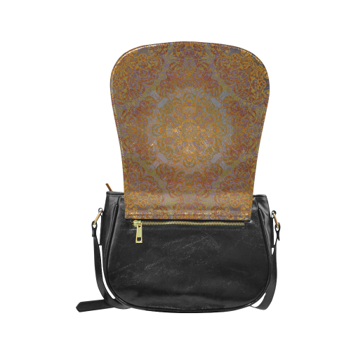 Magic mandala 2 Classic Saddle Bag/Large (Model 1648)