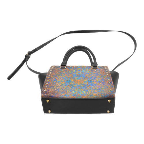 magic mandala 4 Rivet Shoulder Handbag (Model 1645)