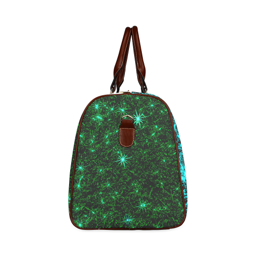 Sparkling Green Duo Tone - Jera Nour Waterproof Travel Bag/Large (Model 1639)