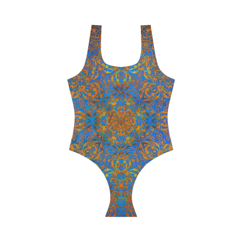 Magic mandala 4 Vest One Piece Swimsuit (Model S04)