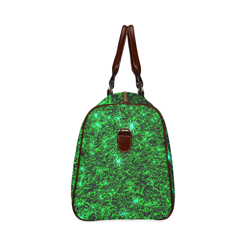 Sparkling Green Duo Tone - Jera Nour Waterproof Travel Bag/Large (Model 1639)