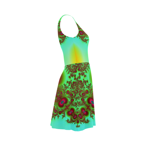 Bohemian Rapture Fractal Abstract Atalanta Sundress (Model D04)