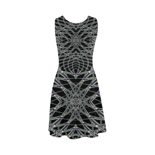 Fishnet Fractal Abstract Atalanta Sundress (Model D04)