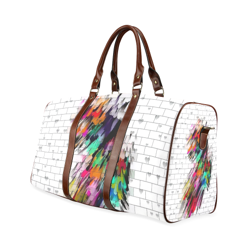 Wall of Color by Nico Bielow Waterproof Travel Bag/Small (Model 1639)