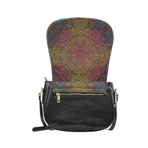 Magic mandala 3 Classic Saddle Bag/Large (Model 1648)