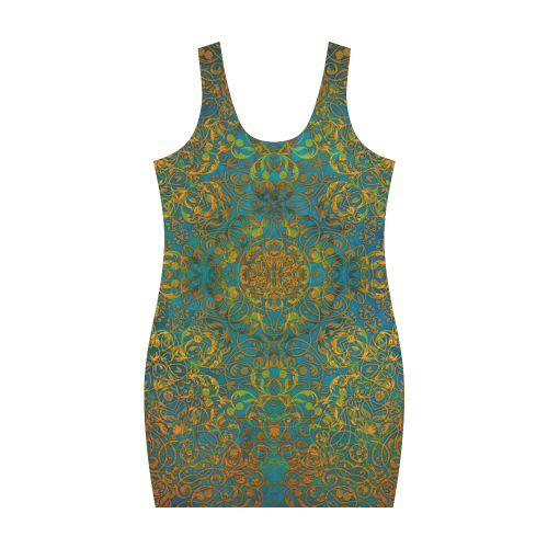 magic mandala 1 Medea Vest Dress (Model D06)