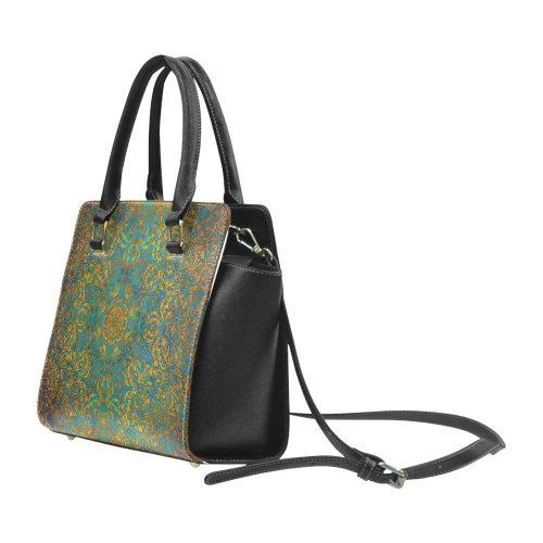 magic mandala 1 Rivet Shoulder Handbag (Model 1645)