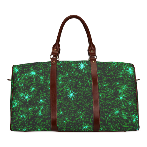 Sparkling Green - Jera Nour Waterproof Travel Bag/Large (Model 1639)