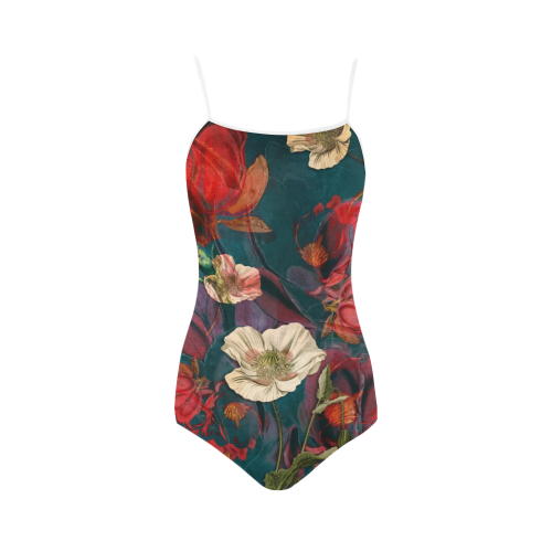 flora 3 Strap Swimsuit ( Model S05)