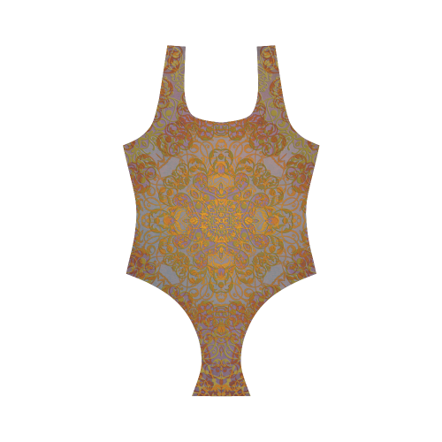Magic mandala 2 Vest One Piece Swimsuit (Model S04)