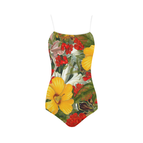 flora 1 Strap Swimsuit ( Model S05)