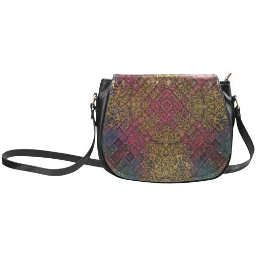 Magic mandala 3 Classic Saddle Bag/Large (Model 1648)