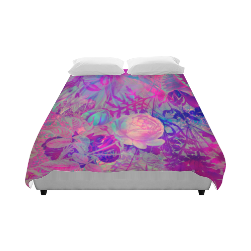 flora 6 Duvet Cover 86"x70" ( All-over-print)