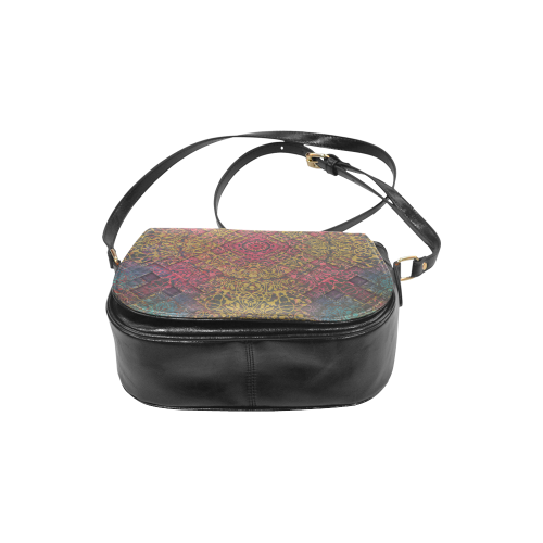 Magic mandala 3 Classic Saddle Bag/Large (Model 1648)