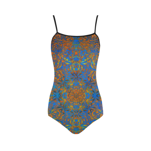 Magic mandala 4 Strap Swimsuit ( Model S05)