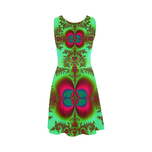 Bohemian Rapture Fractal Abstract Atalanta Sundress (Model D04)