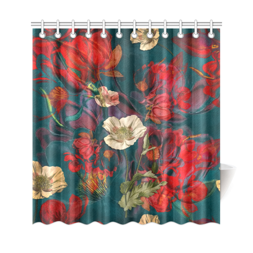 flora 3 Shower Curtain 69"x72"