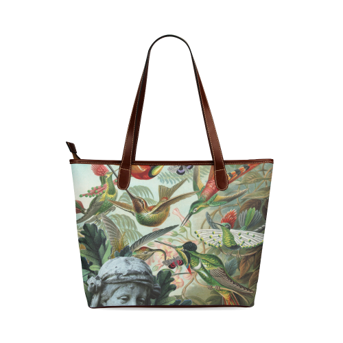 Memento Mori Shoulder Tote Bag (Model 1646)