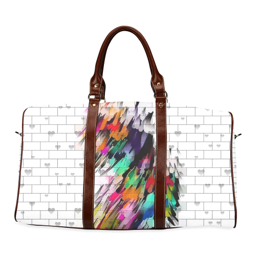 Wall of Color by Nico Bielow Waterproof Travel Bag/Small (Model 1639)