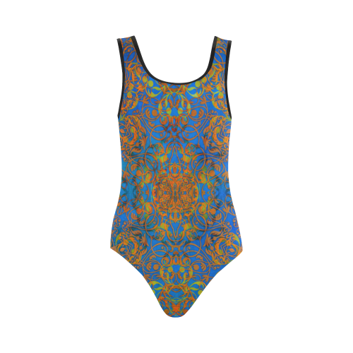 Magic mandala 4 Vest One Piece Swimsuit (Model S04)