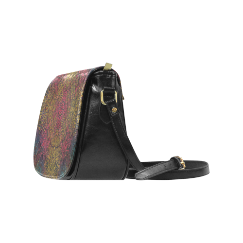 Magic mandala 3 Classic Saddle Bag/Large (Model 1648)