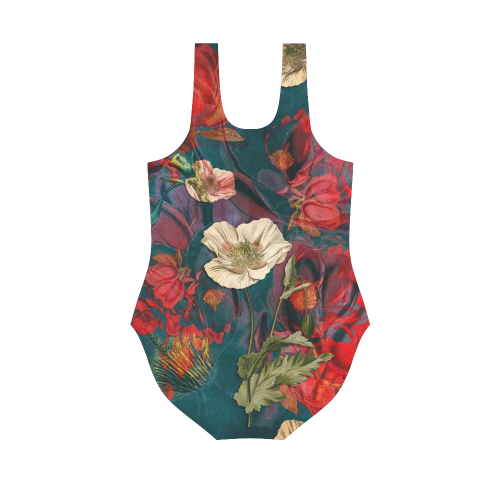 flora 3 Vest One Piece Swimsuit (Model S04)