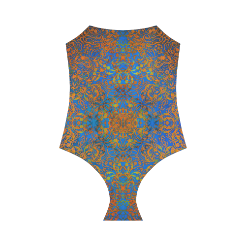 Magic mandala 4 Strap Swimsuit ( Model S05)