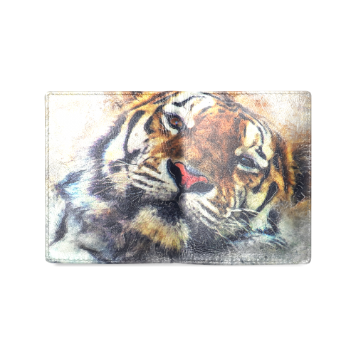 tiger Men's Leather Wallet (Model 1612)