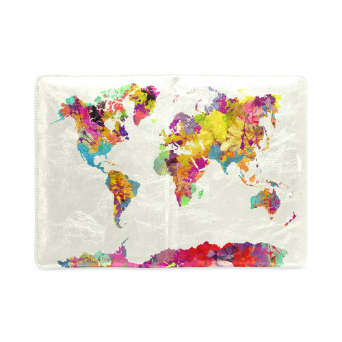 world map Custom NoteBook A5