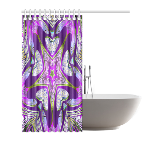 Bending Time Shower Curtain 72"x72"
