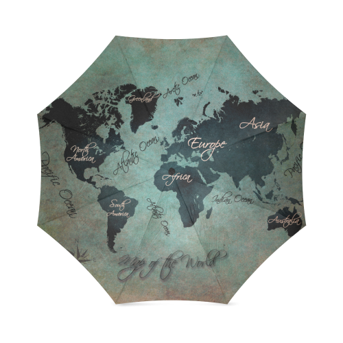 world map Foldable Umbrella (Model U01)