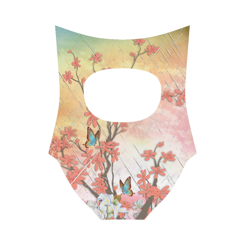 Ikebana Strap Swimsuit ( Model S05)