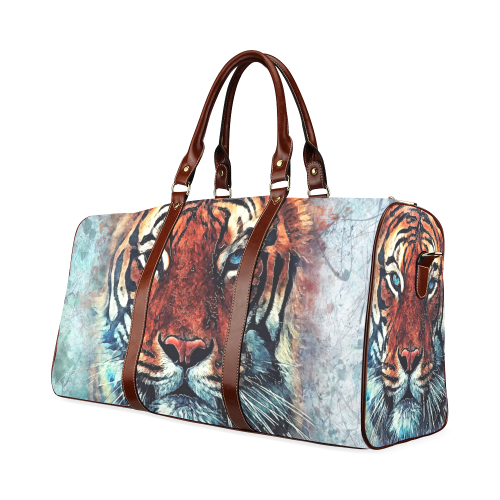 tiger Waterproof Travel Bag/Large (Model 1639)