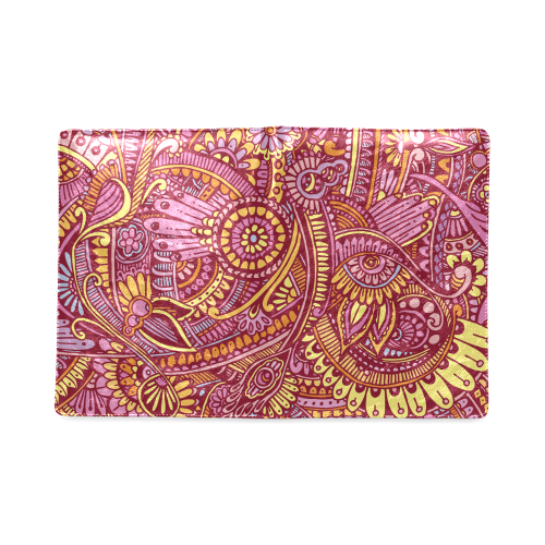 zz0106 floral pink hippie flower whimsical pattern