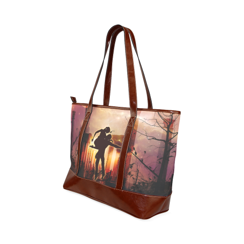 Dancing couple in the night Tote Handbag (Model 1642)