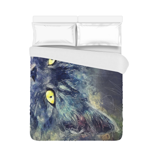 cat Duvet Cover 86"x70" ( All-over-print)