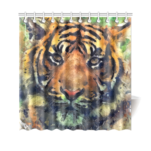 tiger Shower Curtain 69"x70"