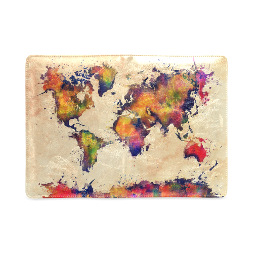 world map Custom NoteBook A5