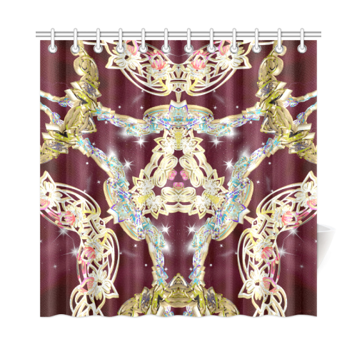 Opulence and Power Shower Curtain 72"x72"