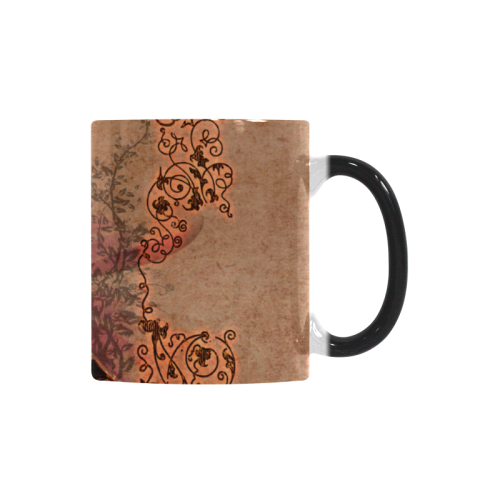 Wonderful dancing couple with floral elements Custom Morphing Mug