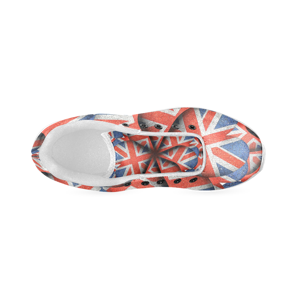 England Flag Patterned Men’s Running Shoes (Model 020) ID D456852
