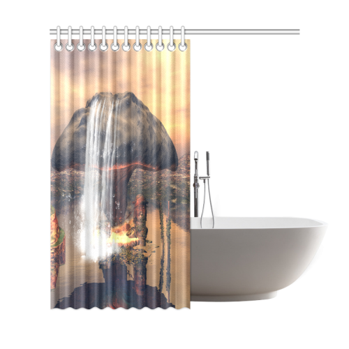 Awesome seascape Shower Curtain 69"x72"